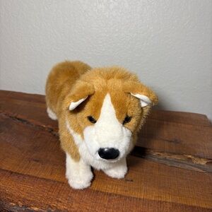 Douglas The Cuddle Toy Corgi dog Plush Stuffed animal Toy 12”